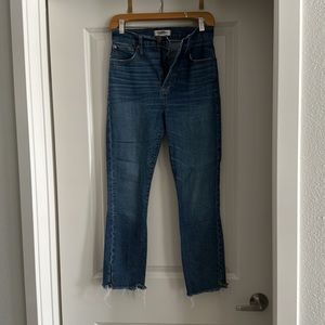 EUC- Madewell The Perfect Vintage Jean - Raw Hem - Size 26